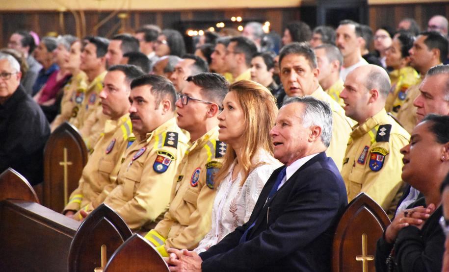Cerimônias religiosas celebraram os 111 anos do CBMPR em 2023.