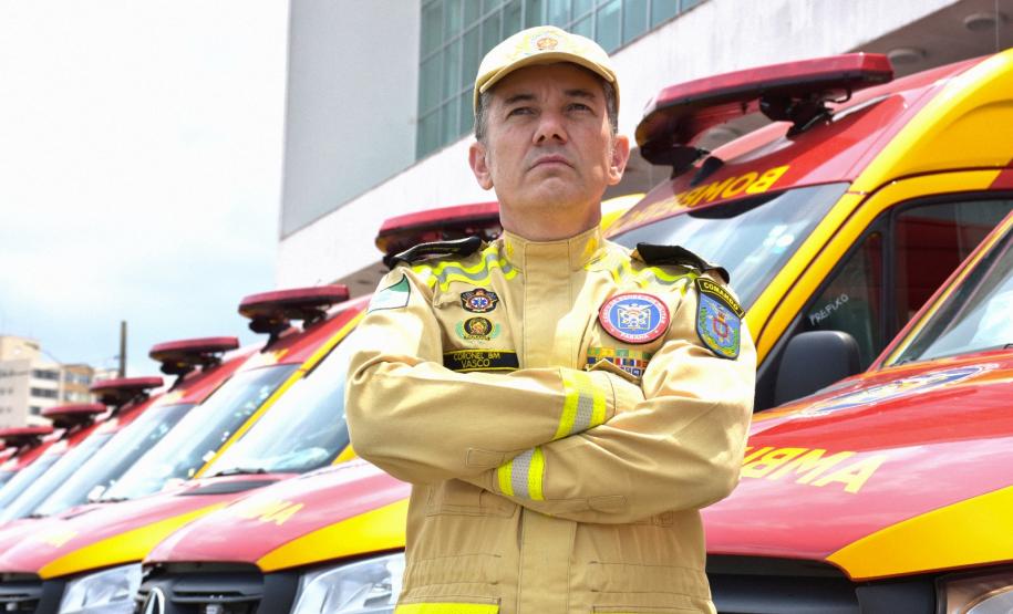 Entrega de ambulâncias para o Siate no Palácio Iguaçu.