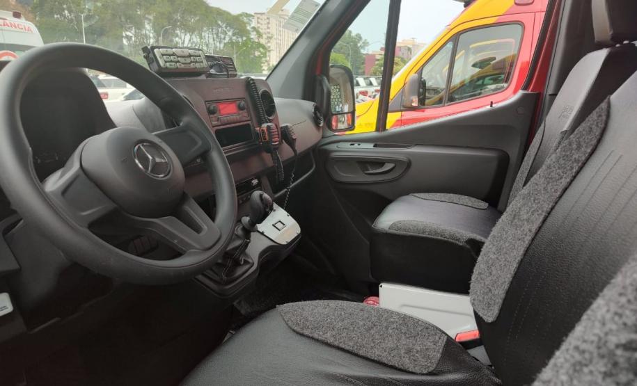 Entrega de ambulâncias para o Siate no Palácio Iguaçu.