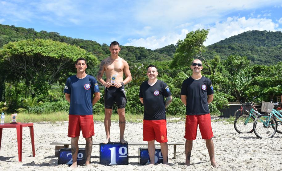 3º Piriathlon de Areia, promovido pelo CEFID-CBMPR, em Matinhos. Janeiro de 2024