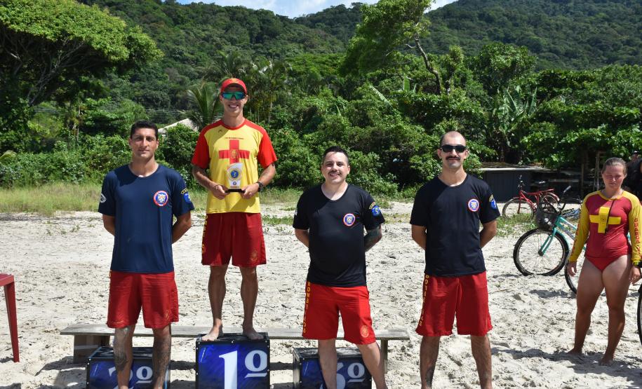 3º Piriathlon de Areia, promovido pelo CEFID-CBMPR, em Matinhos. Janeiro de 2024