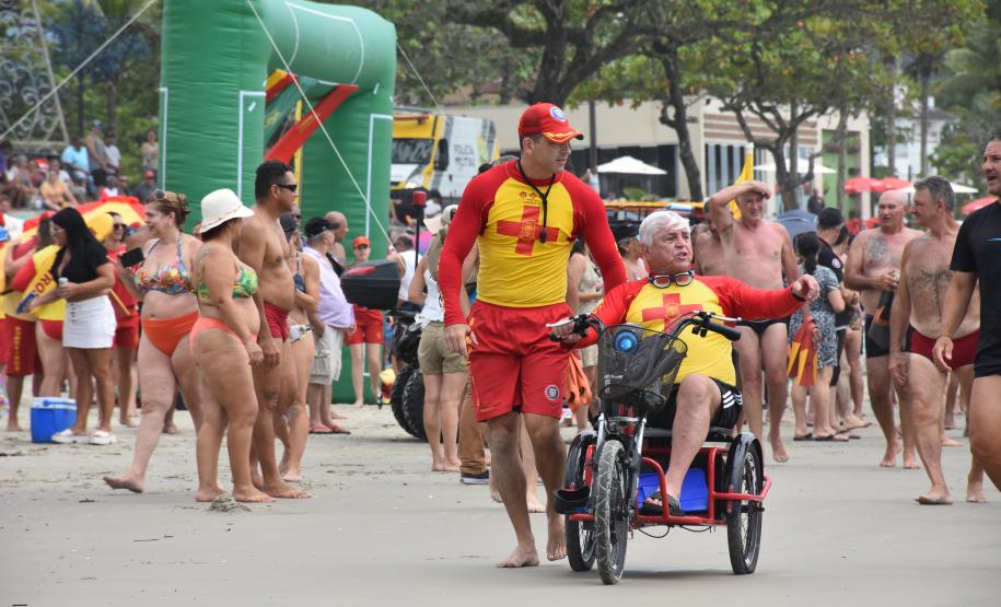 Travessia dos Veteranos do Corpo de Bombeiros Militar do Paraná. Guaratuba. Janeiro de 2024.