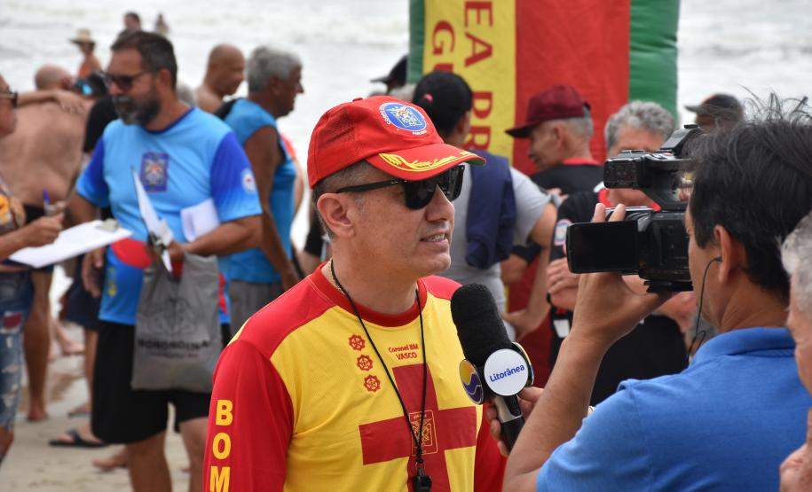 Travessia dos Veteranos do Corpo de Bombeiros Militar do Paraná. Guaratuba. Janeiro de 2024.