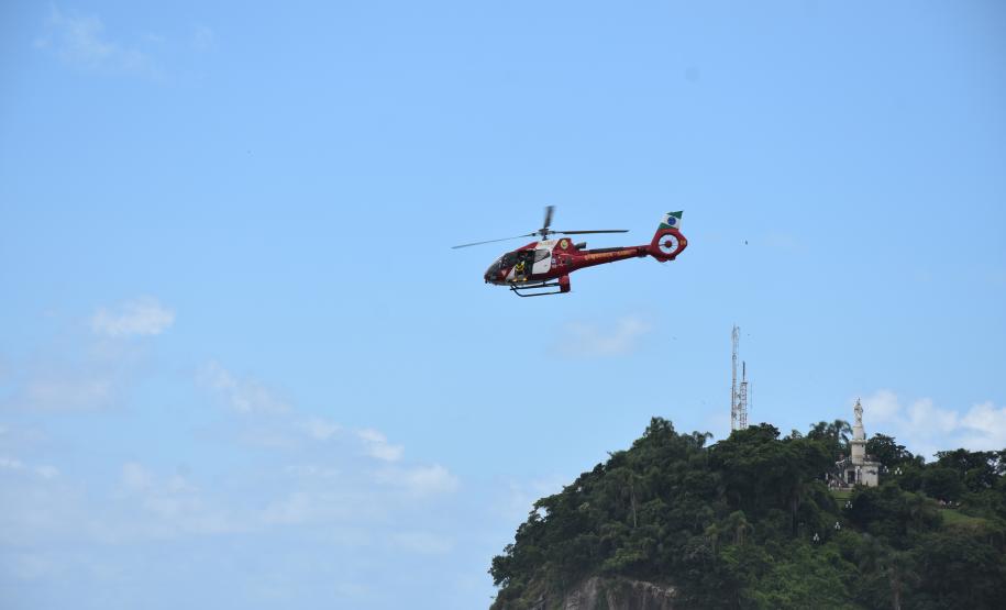 Travessia dos Veteranos do Corpo de Bombeiros Militar do Paraná. Guaratuba. Janeiro de 2024.