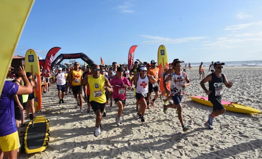Corrida Guarda-Vidas 2024. Praia Brava de Caiobá.