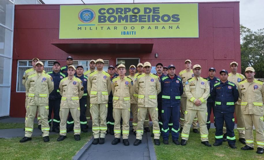 Inauguração do 1º Quartel de Bombeiro Integrado do Paraná, em Ibaiti. 01/02/2024.