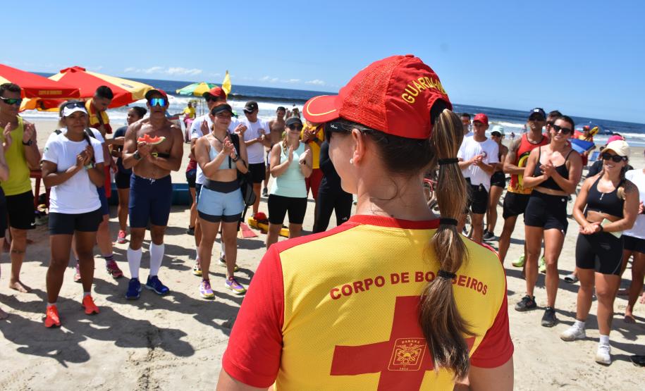 Ronda dos Galáticos, prova de corrida organizada pelo CBMPR no litoral do Paraná. Edição 2024.