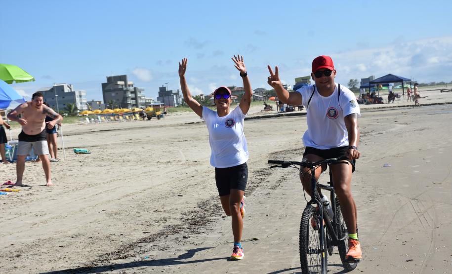 Ronda dos Galáticos, prova de corrida organizada pelo CBMPR no litoral do Paraná. Edição 2024.