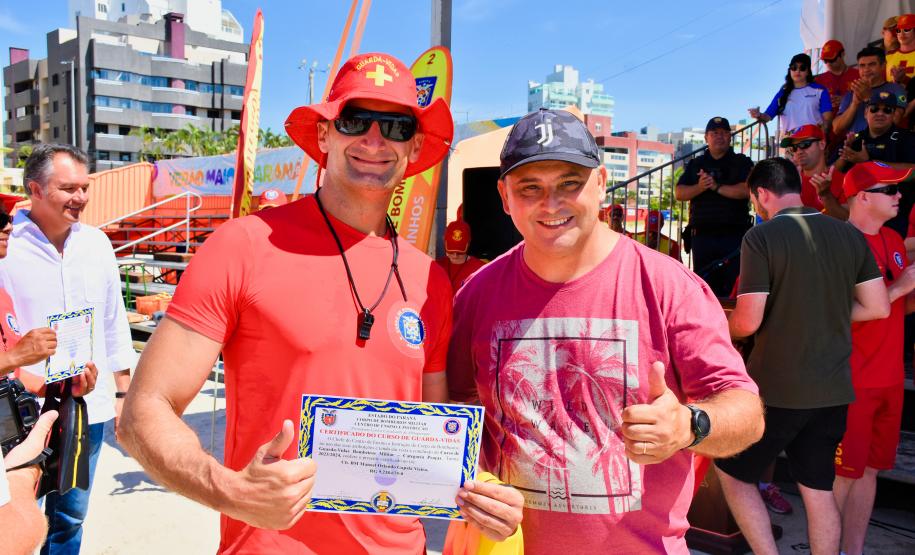 Formatura de guarda-vidas militares do Corpo de Bombeiros Militar do Paraná, 2024.
