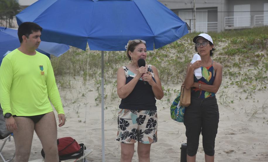 Homenagem ao Capitão Romero Nunes da Silva Filho durante o 3º Festival de Surf Militar do CBMPR, em Guaratuba. 2024.