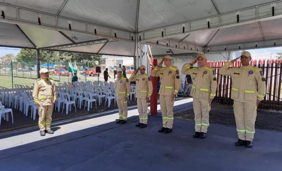 Inauguração do 1º Quartel de Bombeiro Integrado do Paraná, em Ibaiti. 01/02/2024.