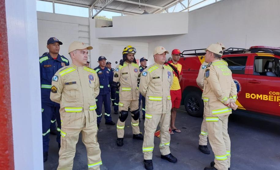 Inauguração do 1º Quartel de Bombeiro Integrado do Paraná, em Ibaiti. 01/02/2024.
