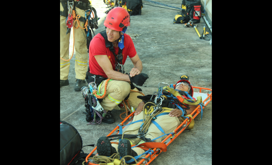 Participação do CBMPR no Grimpday South America 2024.
