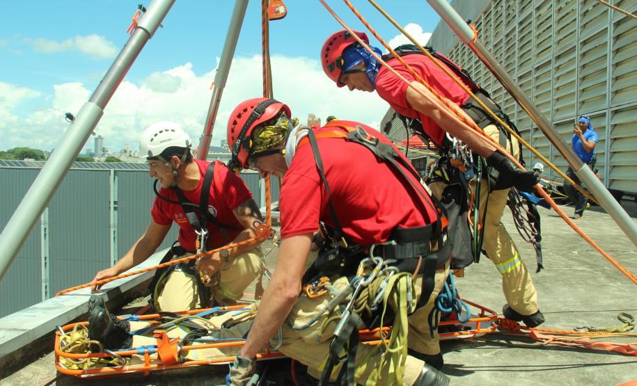 Participação do CBMPR no Grimpday South America 2024.