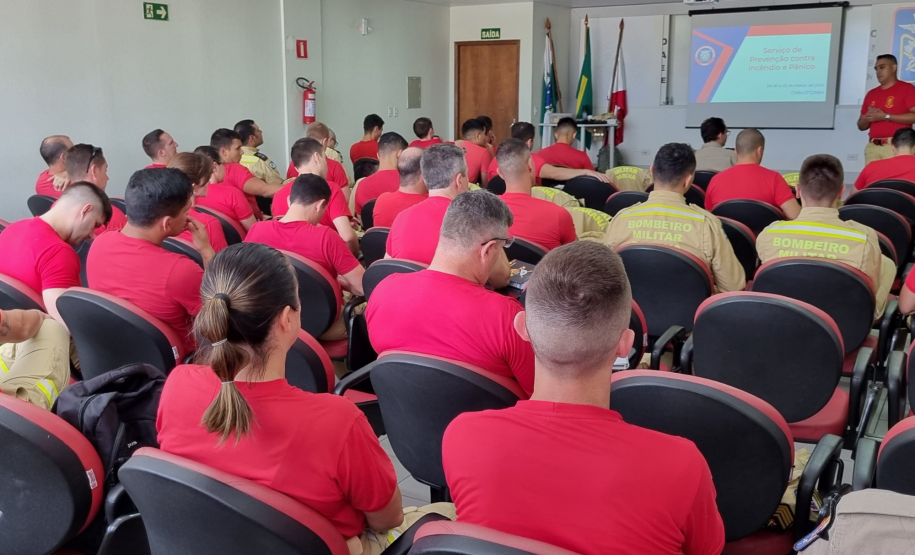 Capacitação sobre prevenção de incêndios voltada a Chefias, Ajudâncias, Fiscais e Vistoriadores das Unidades Operacionais do 2º e 3º CRBMs.