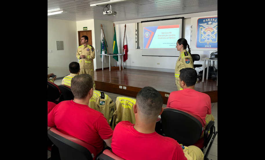 Capacitação sobre prevenção de incêndios voltada a Chefias, Ajudâncias, Fiscais e Vistoriadores das Unidades Operacionais do 2º e 3º CRBMs.