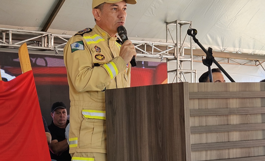 Inauguração do 2º Quartel de Bombeiro Integrado do Paraná, em Manoel Ribas. 26/03/24.