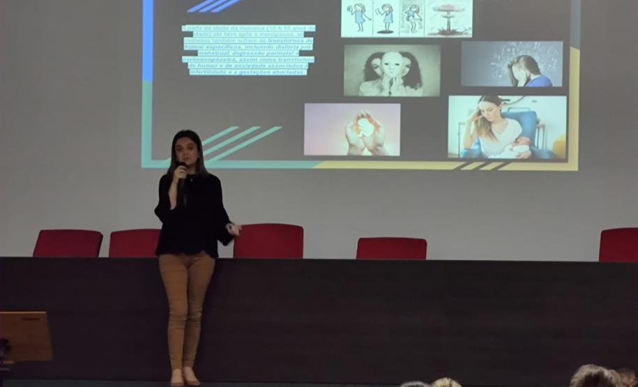 Evento sobre saúde integral realizado pelo CBMPR em 2024 no Dia Internacional da Mulher.