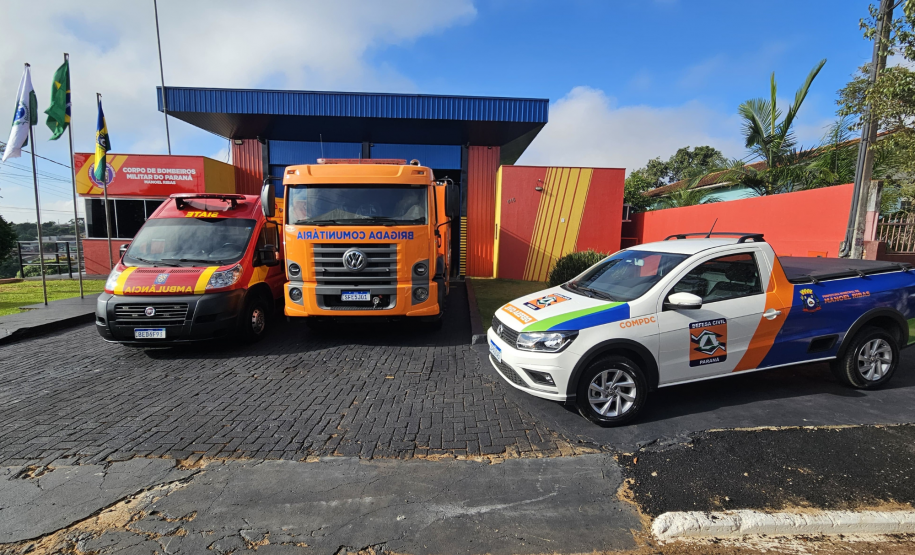 Inauguração do 2º Quartel de Bombeiro Integrado do Paraná, em Manoel Ribas. 26/03/24.