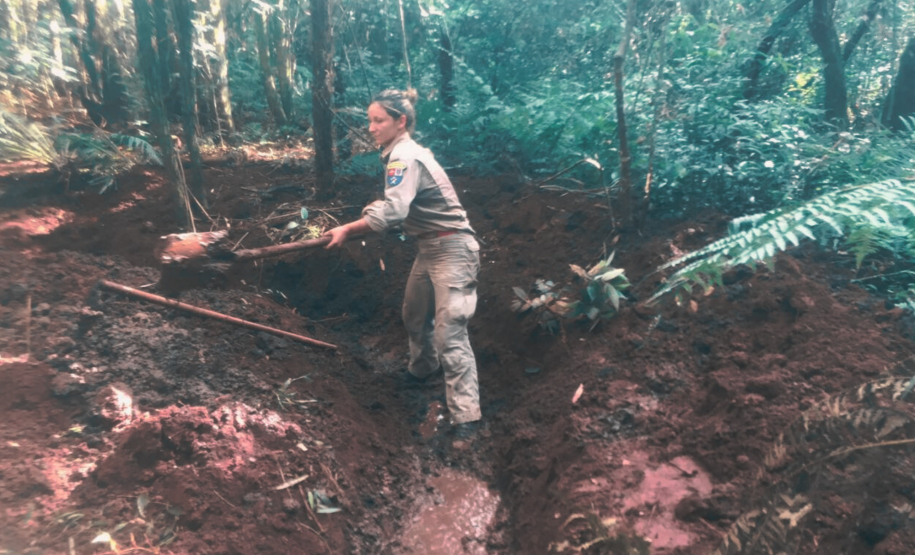 3º sargento Melania Giraldi.