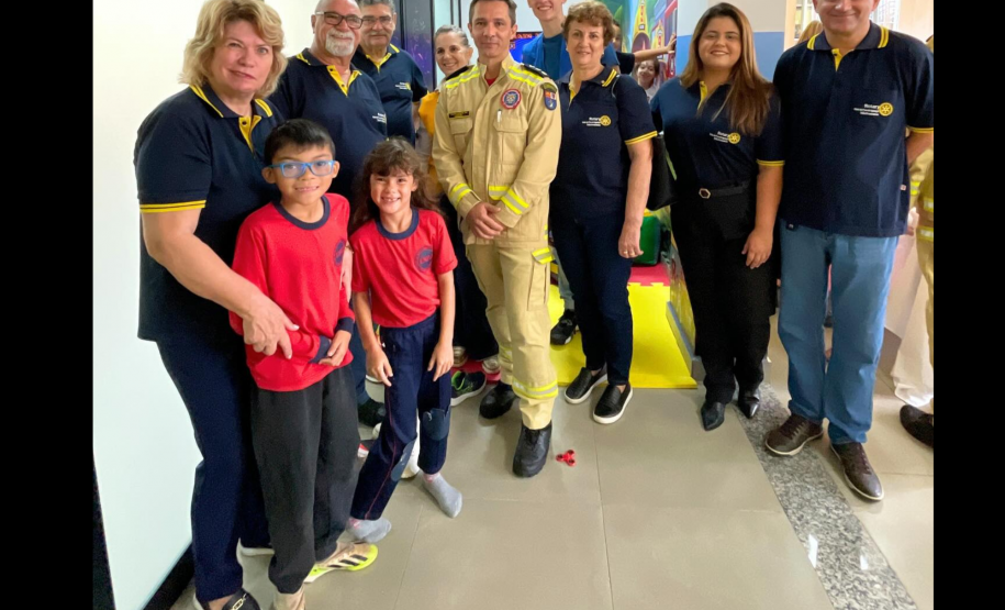 Inauguração da Brinquedoteca do 9º GB do CBMPR. Abril de 2024.