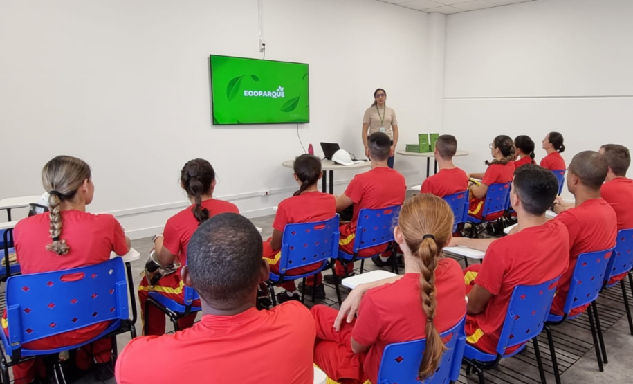 Visita de alunos do 1ºCFO ao Ecoparque, em Cascavel. Abril de 2024.