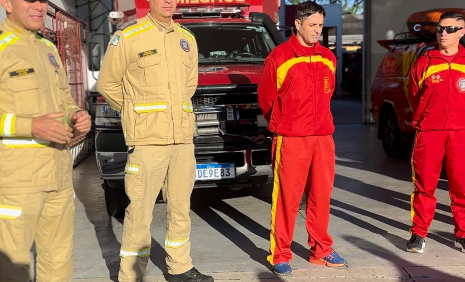 Quarta equipe da força-tarefa do CBMPR parte em auxílio ao RS.
