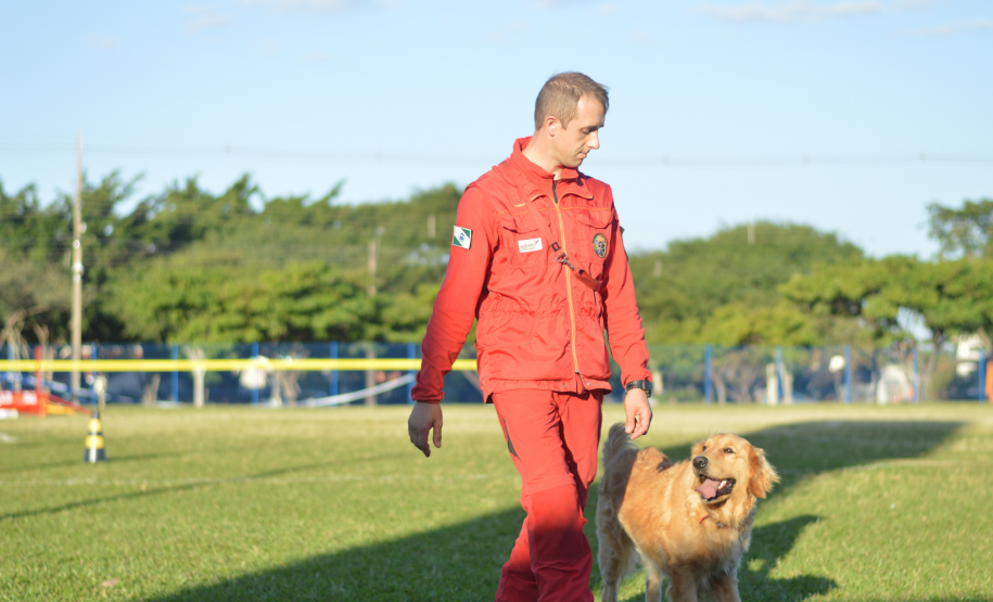 1ª Certificação Nacional de Cães de Busca e Resgate, em Cianorte. Maio de 2024.