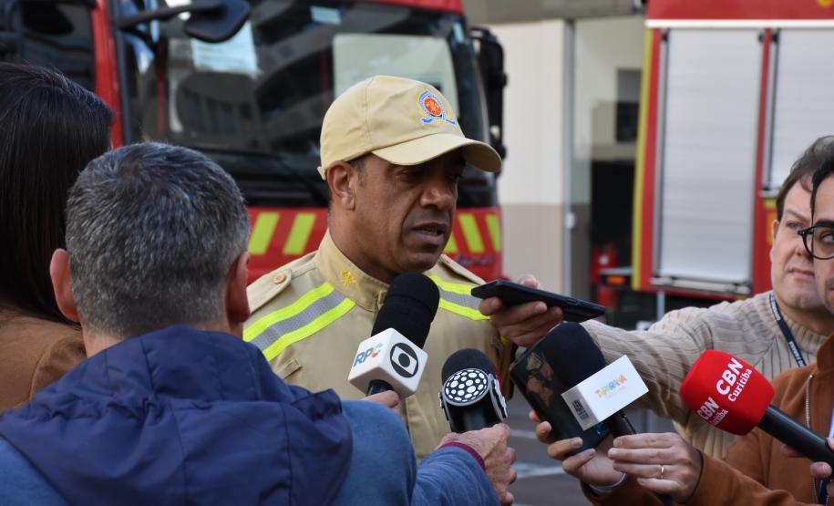 Entrevista coletiva de integrantes da 2ª equipe da força-tarefa em ação no RS. Maio 2024.