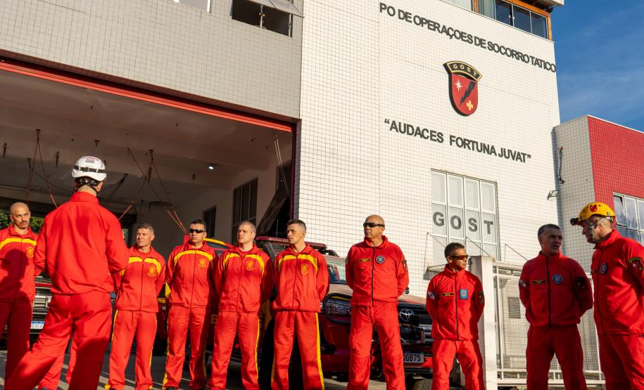CBMPR renova equipe da força-tarefa no Rio Grande do Sul.