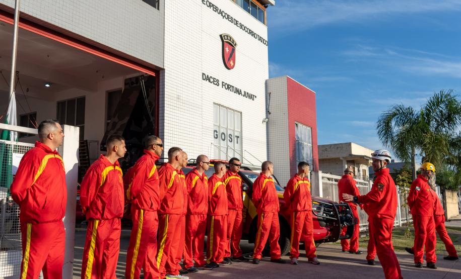 CBMPR renova equipe da força-tarefa no Rio Grande do Sul.