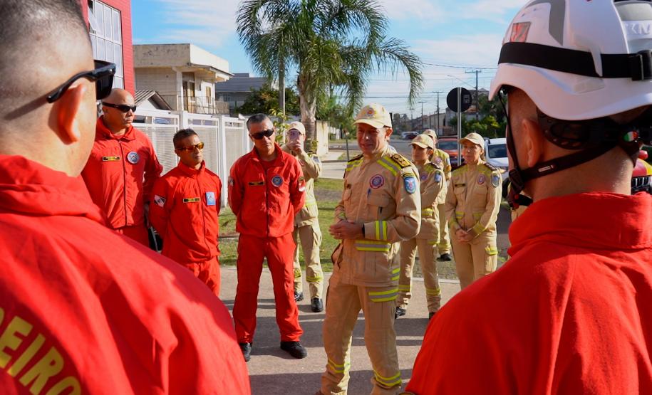 CBMPR renova equipe da força-tarefa no Rio Grande do Sul.