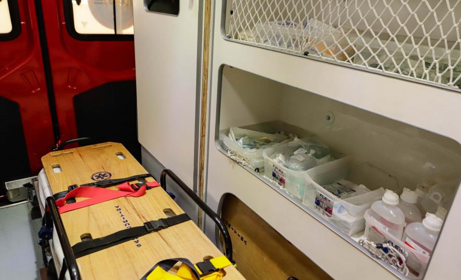Novas ambulâncias do Siate garantem qualidade no atendimento à população do Paraná.