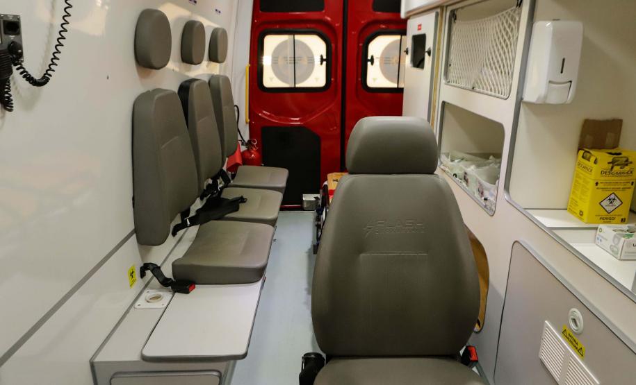 Novas ambulâncias do Siate garantem qualidade no atendimento à população do Paraná.