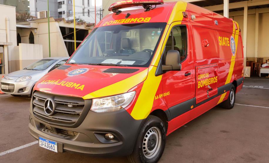 Novas ambulâncias do Siate garantem qualidade no atendimento à população do Paraná.