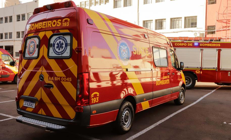 Novas ambulâncias do Siate garantem qualidade no atendimento à população do Paraná.