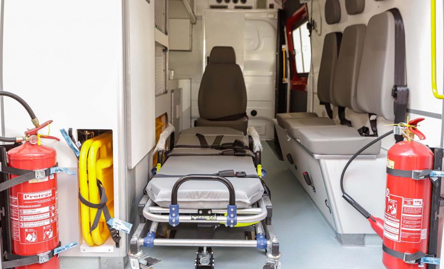 Novas ambulâncias do Siate garantem qualidade no atendimento à população do Paraná.