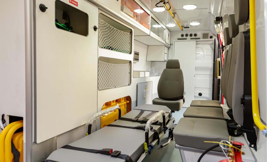 Novas ambulâncias do Siate garantem qualidade no atendimento à população do Paraná.
