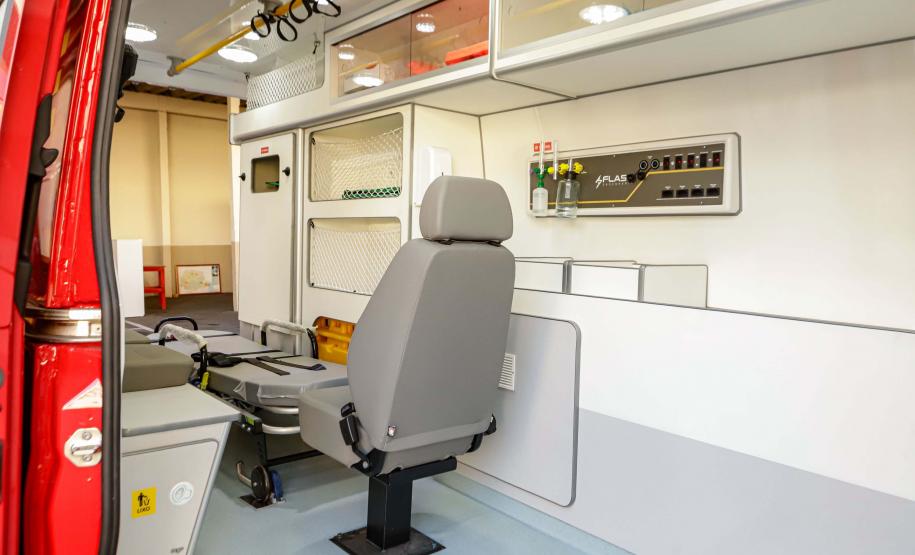 Novas ambulâncias do Siate garantem qualidade no atendimento à população do Paraná.