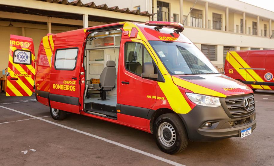 Novas ambulâncias do Siate garantem qualidade no atendimento à população do Paraná.