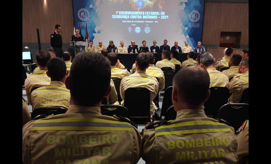 1º Credenciamento Estadual de Segurança contra Incêndios do CBMPR, 2024.