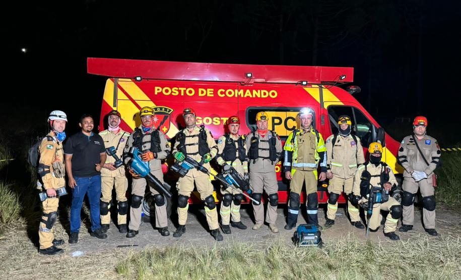 Curso de resposta a desastres preparou equipe do CBMPR para atuar no RS.