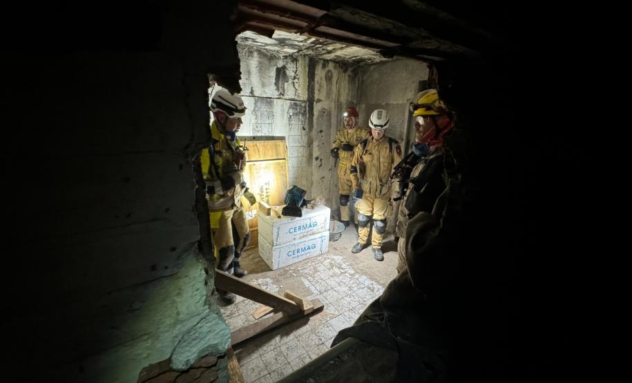 Curso de resposta a desastres preparou equipe do CBMPR para atuar no RS.