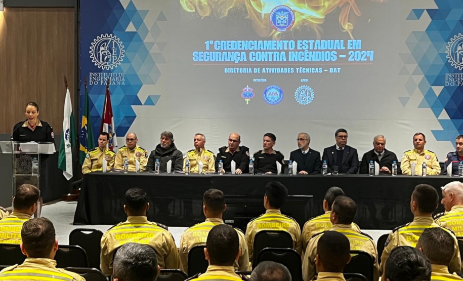 1º Credenciamento Estadual de Segurança contra Incêndios do CBMPR, 2024.
