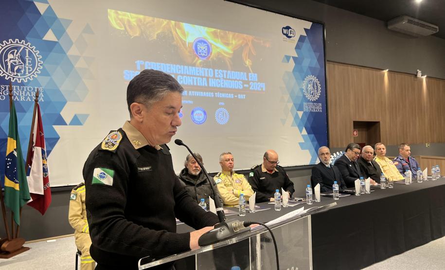 1º Credenciamento Estadual de Segurança contra Incêndios do CBMPR, 2024.