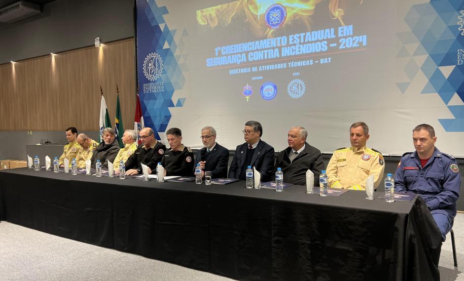 1º Credenciamento Estadual de Segurança contra Incêndios do CBMPR, 2024.