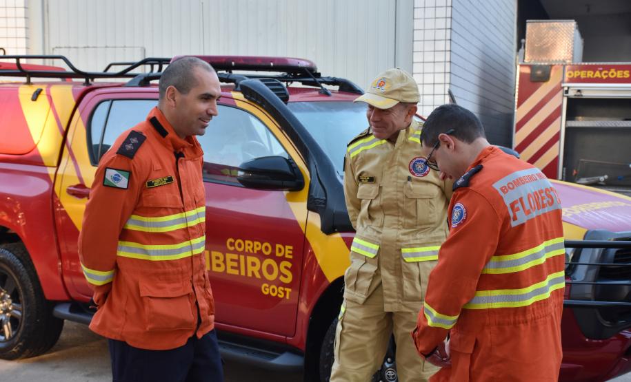 Equipe da Força-Tarefa do CBMPR de saída para combater incêndios no Pantanal.