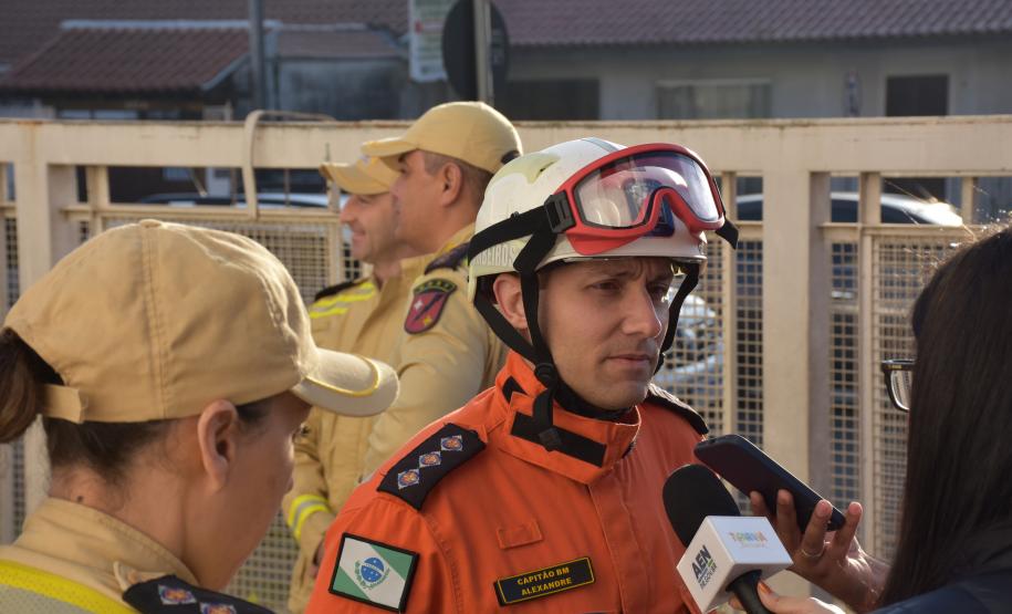 Equipe da Força-Tarefa do CBMPR de saída para combater incêndios no Pantanal.