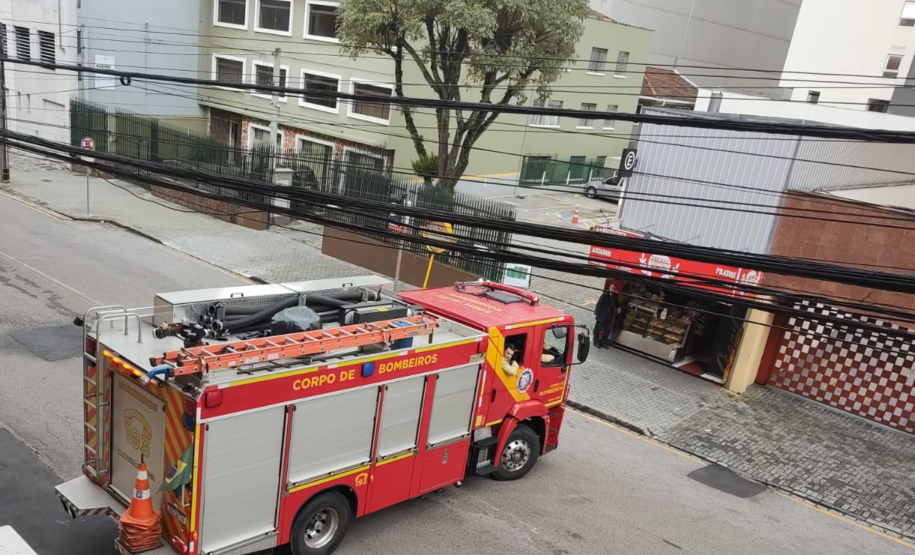 Corpo de Bombeiros Militar do Paraná em ação.