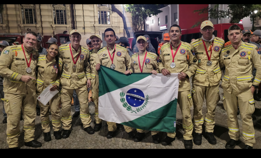 Rope Days 2024: equipe do CBMPR é vice-campeã de salvamento em altura.